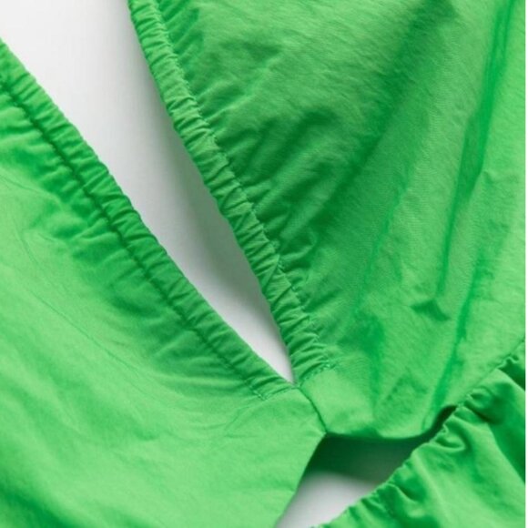 NEW H&M Cotton Blend Open Back Mini Dress, Size S - Picture 13 of 16